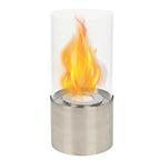 Simple Round Fireplace - Silver (S)