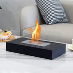 Two Side Tempered Glass Fireplace