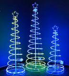 Double Spiral Christmas Tree Light