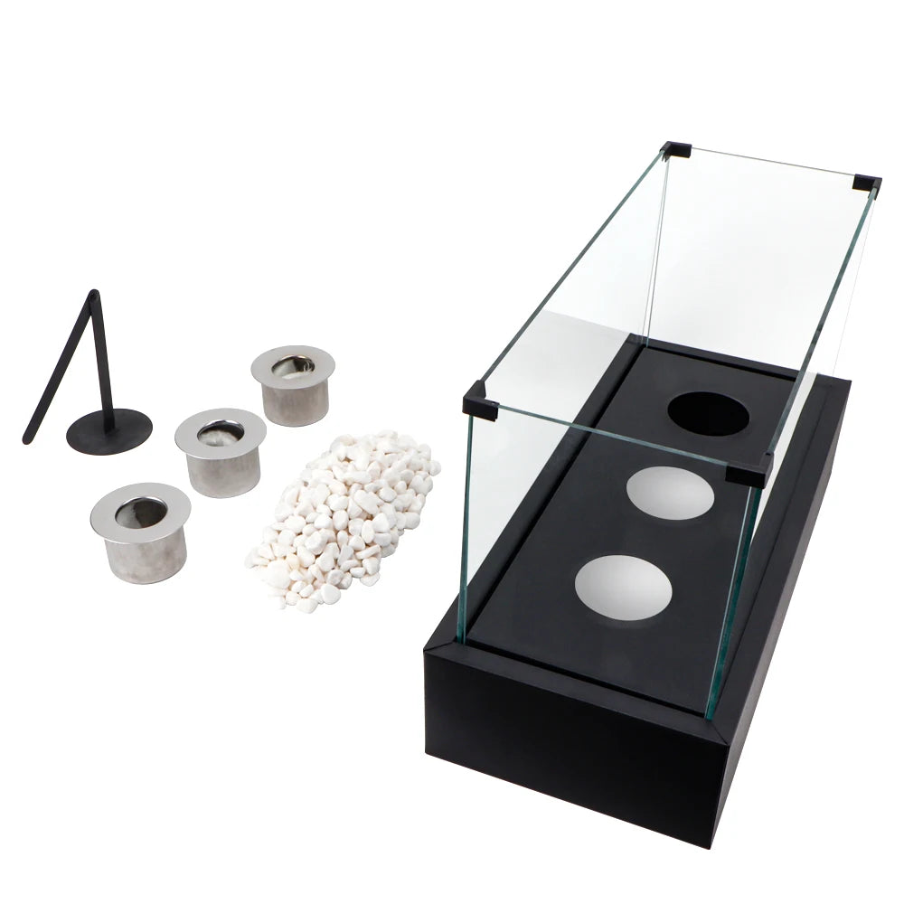 Indoor Fireplace With 3 Burners