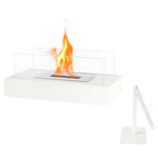 Two Side Tempered Glass Fireplace