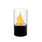 Simple Round Fireplace - Black (M)