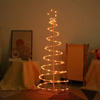 Double Spiral Christmas Tree Light