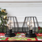 Metal Cage Lamp - Set of 2