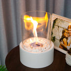 Classic Round Fireplace