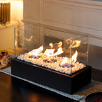 Indoor Fireplace With 3 Burners