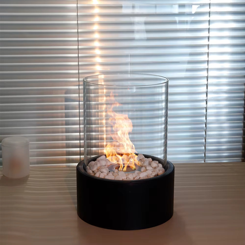 Classic Round Fireplace