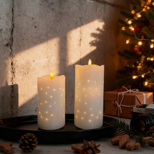 Christmas Candles - Set of 2