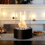 Classic Round Fireplace