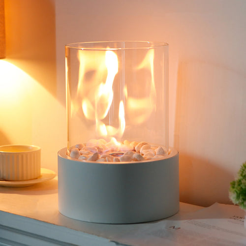 Classic Round Fireplace