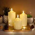 Realistic Flame Candles - Set of 3