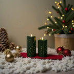 Christmas Candles - Set of 2