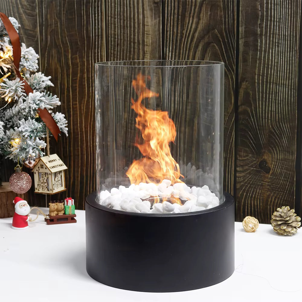 Classic Round Fireplace