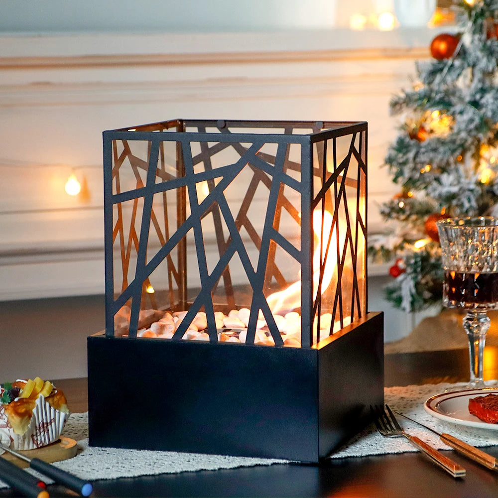 Cubic Fireplace